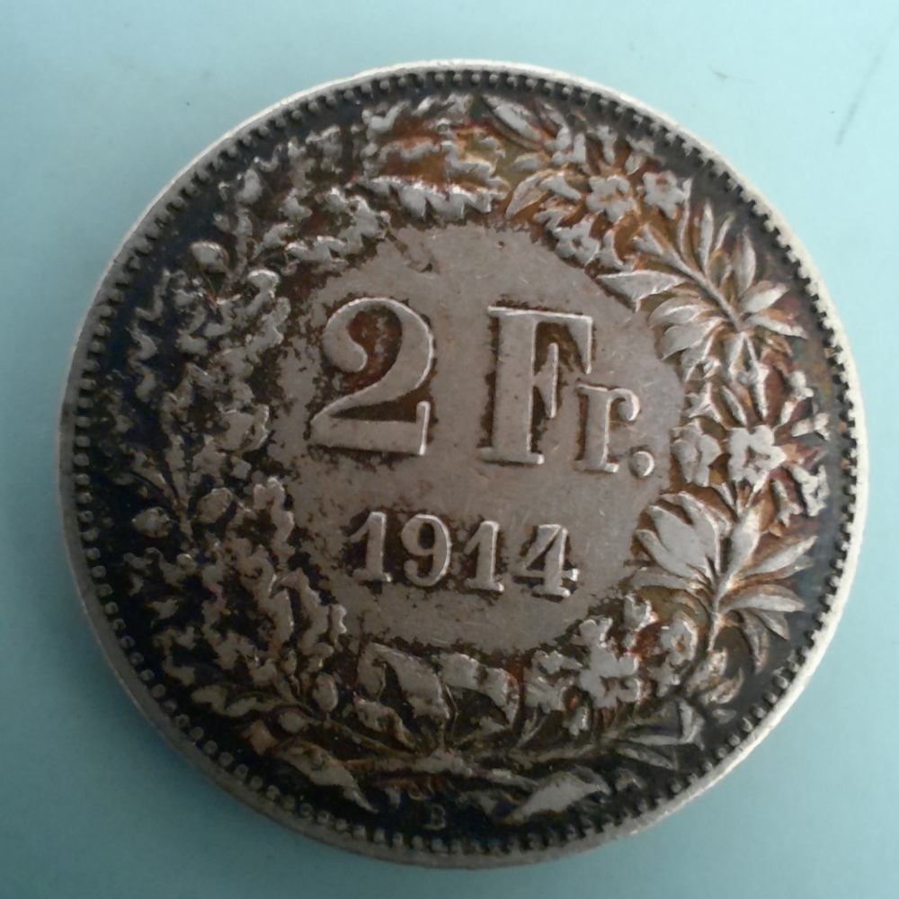 2 FRANKA 1914. $50